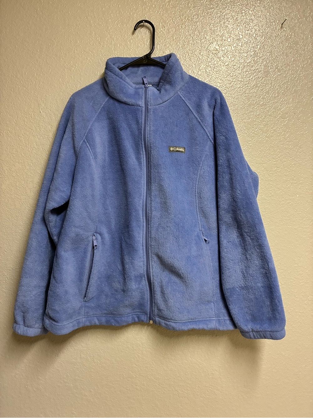 Columbia women' ls Light Blue Fleece Jacket - Full-Zip